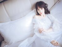 [Cosplay] Crazycat White pajamas