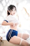 [COSPLAY] 奇行家狗崽 棕桠阿狗崽 浴场的体操服