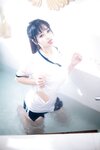 [COSPLAY] 奇行家狗崽 棕桠阿狗崽 浴场的体操服
