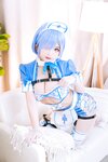 [COSPLAY] 日奈娇 蕾姆蓝色护士