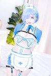 [COSPLAY] 日奈娇 蕾姆蓝色护士