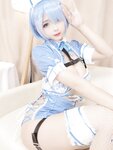 [COSPLAY] 日奈娇 蕾姆蓝色护士