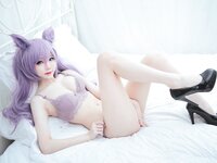 [COSPLAY] Sally Dorasnow Keqing Lingerie
