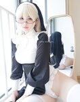 [COSPLAY] 眼酱大魔王w - 修女シスター [34P2V-156MB]