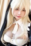 [COSPLAY] 眼酱大魔王w - 修女シスター [34P2V-156MB]