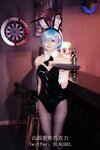 [COSPLAY] 白莉爱吃巧克力 - 蕾姆兔女郎