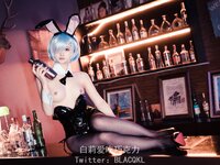 [COSPLAY] 白莉爱吃巧克力 - 蕾姆兔女郎