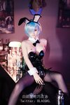[COSPLAY] 白莉爱吃巧克力 - 蕾姆兔女郎