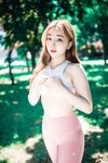 [DJAWA] Newbom Loose Tight Camo Pink