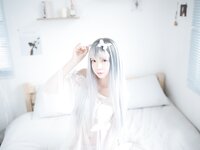 [Cosplay] Crazycat Transparent white yarn