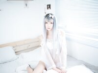 [Cosplay] Crazycat Transparent white yarn