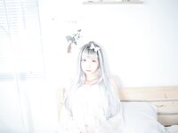 [Cosplay] Crazycat Transparent white yarn