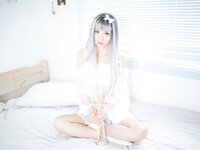 [Cosplay] Crazycat Transparent white yarn