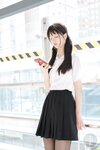 [COSPLAY] 柴系小乖 稚乖画册 夜夜 逛街13d黑丝
