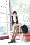 [COSPLAY] 柴系小乖 稚乖画册 夜夜 逛街13d黑丝