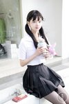 [COSPLAY] 柴系小乖 稚乖画册 夜夜 逛街13d黑丝
