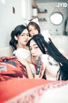 【JVID】辰辰×飘飘×妍妍-她和她的两只猫咪