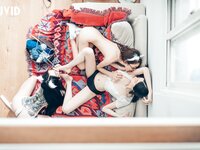 【JVID】辰辰×飘飘×妍妍-她和她的两只猫咪