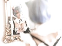 [COSPLAY] 蠢沫沫 猫耳雷姆 [33P]