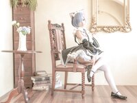 [COSPLAY] 蠢沫沫 猫耳雷姆 [33P]