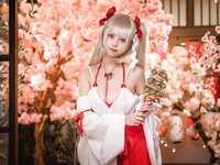 [COSPLAY] 蜜汁猫裘 可畏巫女 [50P]