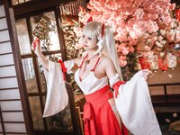 [COSPLAY] 蜜汁猫裘 可畏巫女 [50P]