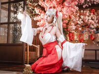 [COSPLAY] 蜜汁猫裘 可畏巫女 [50P]