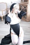 [COSPLAY] 白烨 禁x欲修女 [77P]