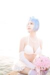 [COSPLAY] 橙喵 NO.002 蕾姆 比基尼花嫁