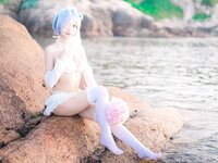 [COSPLAY] 橙喵 NO.002 蕾姆 比基尼花嫁