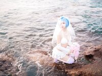 [COSPLAY] 橙喵 NO.002 蕾姆 比基尼花嫁