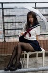 [COSPLAY] 柒柒要乖额 NO.004 天台学姐