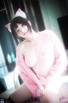 [BLUECAKE] Bambi (밤비) – Naughty Cats Pink & Mint RED