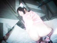 [BLUECAKE] Bambi (밤비) – Naughty Cats Pink & Mint RED