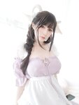 [COSPLAY] 白银 白丝兔耳女仆 [162P]
