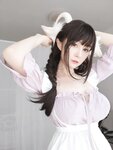[COSPLAY] 白银 白丝兔耳女仆 [162P]