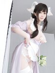 [COSPLAY] 白银 白丝兔耳女仆 [162P]
