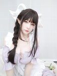 [COSPLAY] 白银 白丝兔耳女仆 [162P]