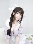 [COSPLAY] 白银 白丝兔耳女仆 [162P]