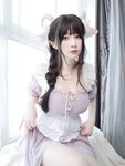 [COSPLAY] 白银 白丝兔耳女仆 [162P]