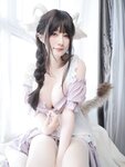 [COSPLAY] 白银 白丝兔耳女仆 [162P]