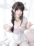 [COSPLAY] 白银 白丝兔耳女仆 [162P]
