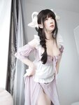 [COSPLAY] 白银 白丝兔耳女仆 [162P]