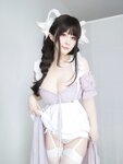 [COSPLAY] 白银 白丝兔耳女仆 [162P]