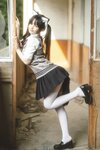 [COSPLAY] 樱井宁宁 - 废墟jk