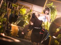 [COSPLAY] 阿包也是兔娘 - 06月舰长 明日方舟 森蚺 [33P-507MB]