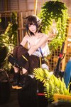 [COSPLAY] 阿包也是兔娘 - 06月舰长 明日方舟 森蚺 [33P-507MB]
