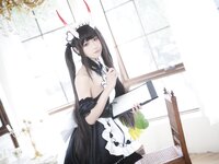 [COSPLAY] 阿包也是兔娘 - 01月舰长图包 能代女仆 [23P-402MB]