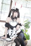 [COSPLAY] 阿包也是兔娘 - 01月舰长图包 能代女仆 [23P-402MB]