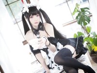[COSPLAY] 阿包也是兔娘 - 01月舰长图包 能代女仆 [23P-402MB]